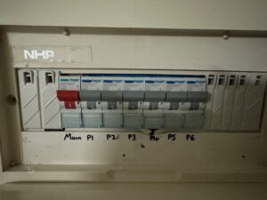 Damaged face plate not replaced